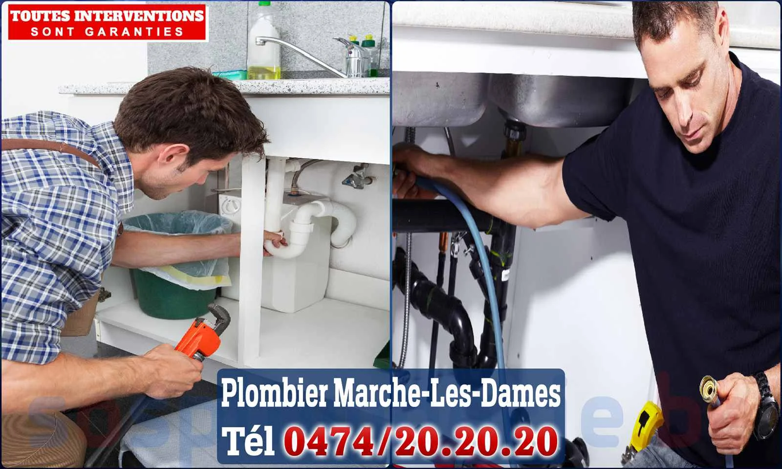 SOS Plomberie - Plombier Marche-les-Dames pour installation et
réparation
