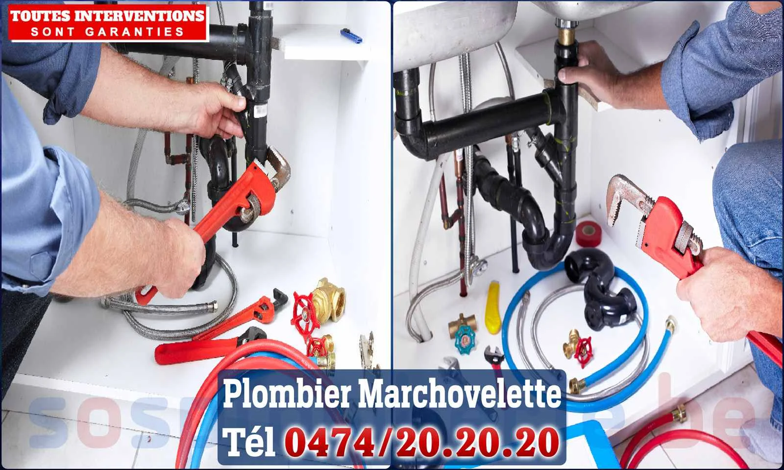 SOS Plomberie - Plombier Marchovelette pour installation et
réparation