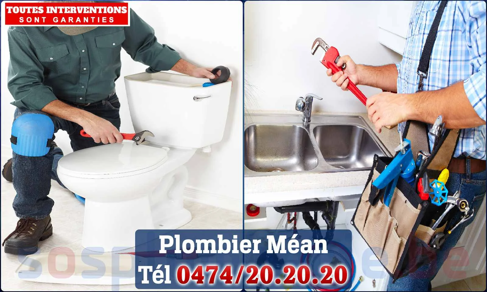 SOS Plomberie - Plombier Méan pour installation et
réparation