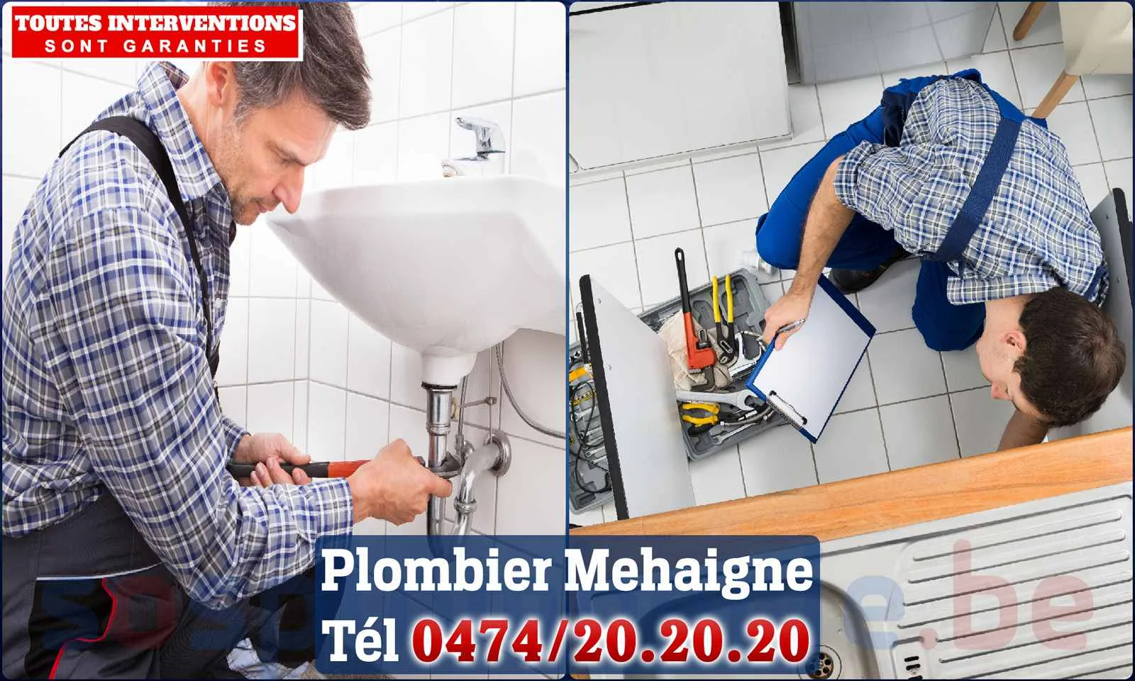 SOS Plomberie - Plombier Mehaigne pour installation et
                    réparation