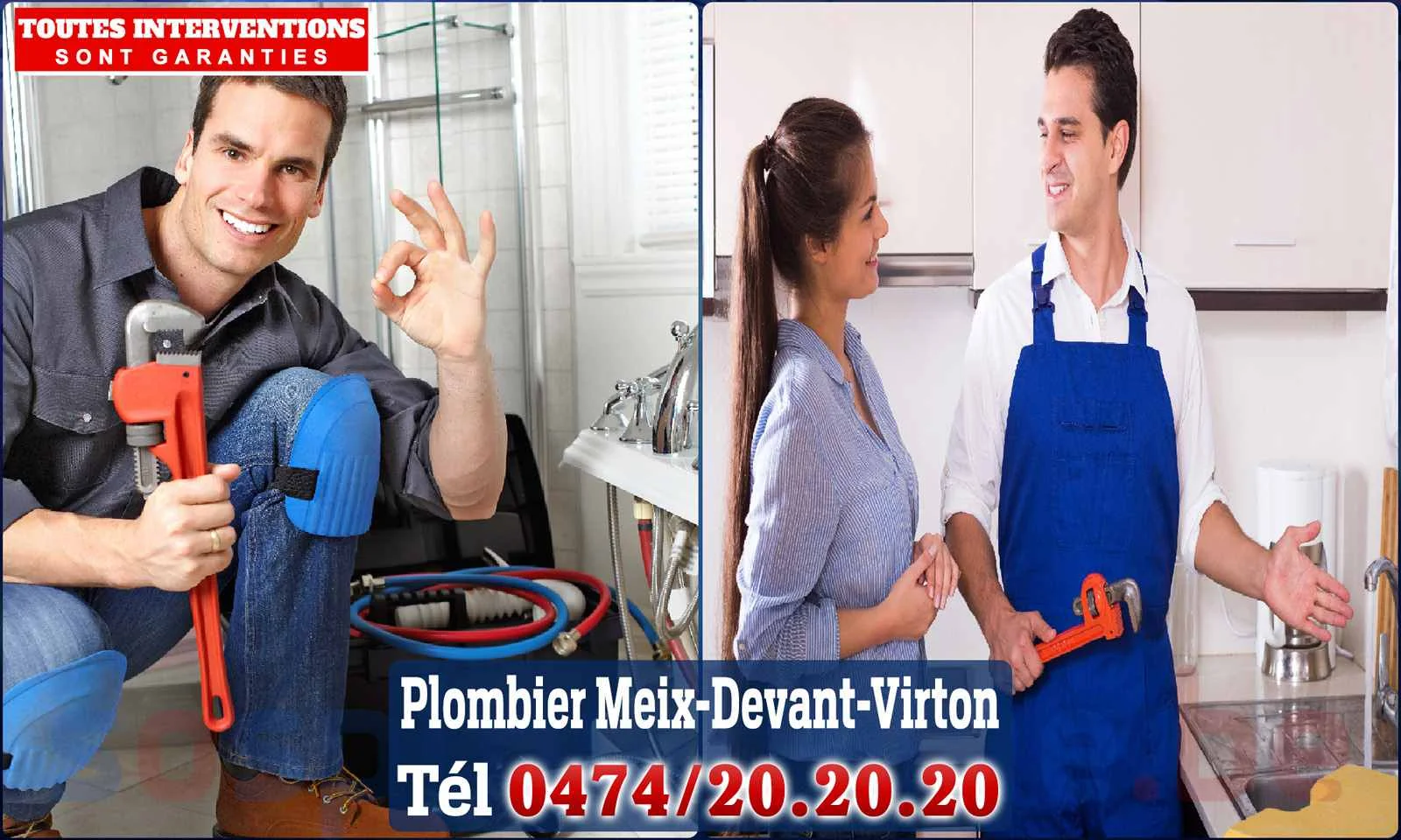 SOS Plomberie - Plombier Meix-devant-Virton pour installation et réparation