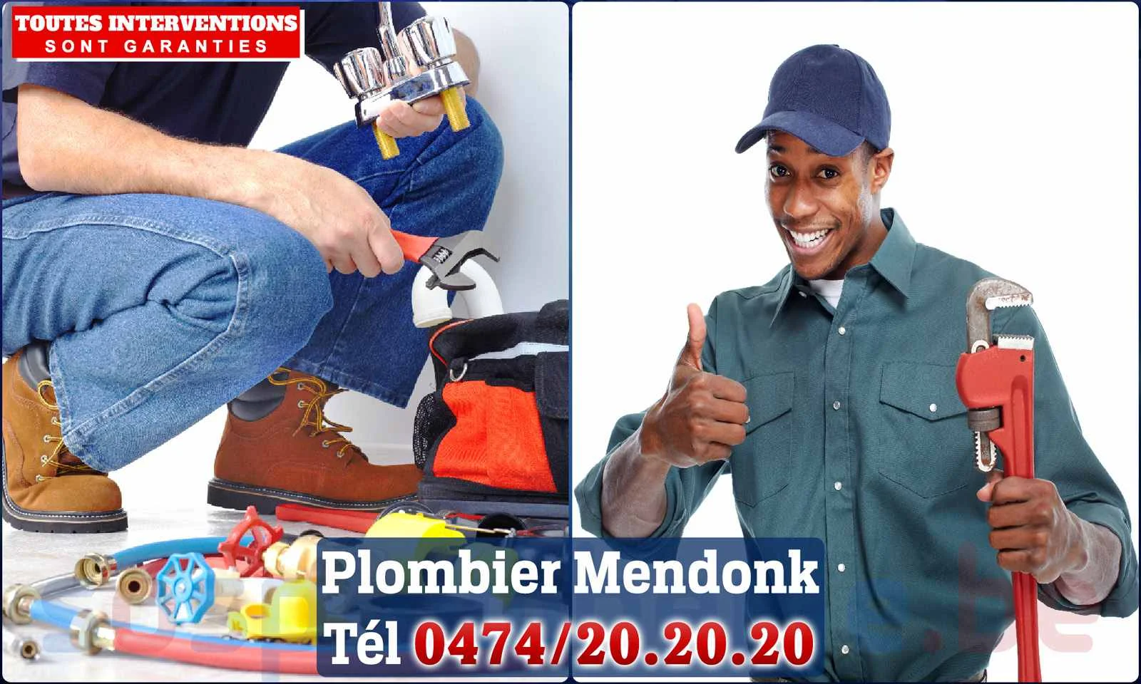 SOS Plomberie - Plombier Mendonk pour installation et
réparation