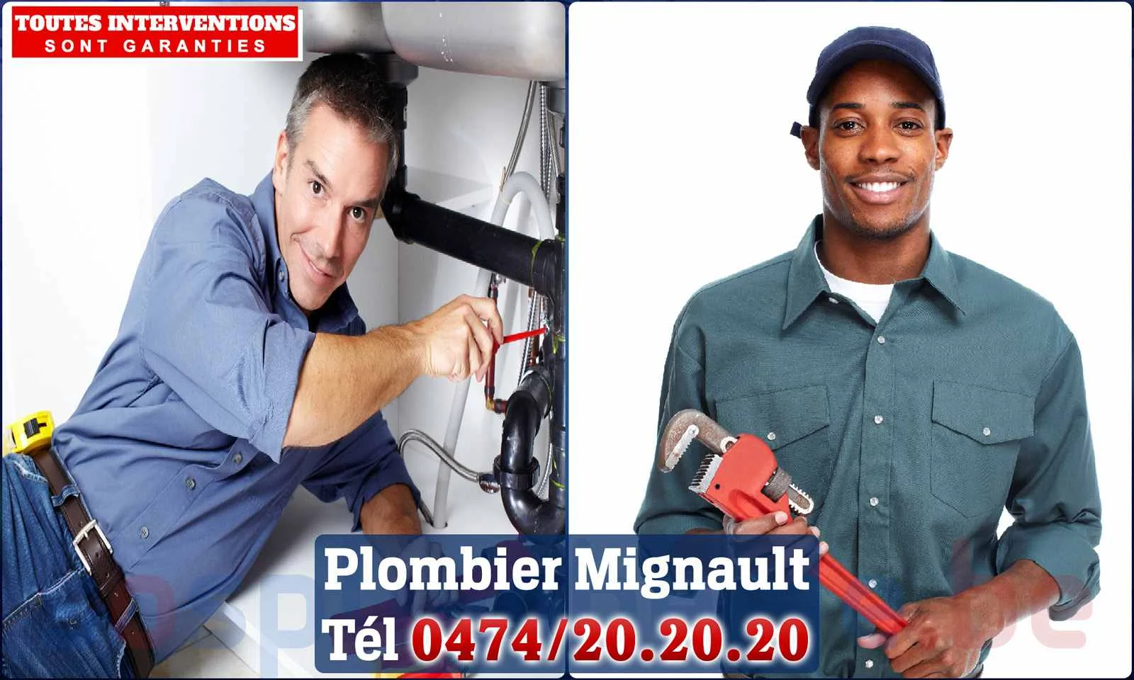 SOS Plomberie - Plombier Mignault pour installation et
réparation