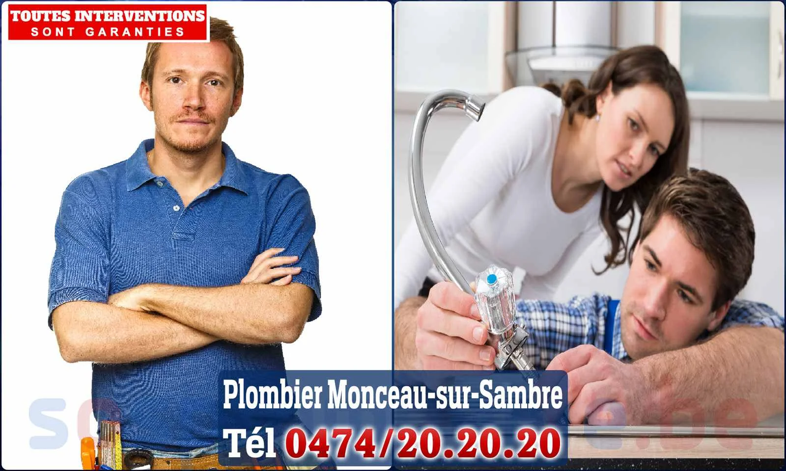SOS Plomberie - Plombier Monceau-sur-Sambre pour installation et
réparation