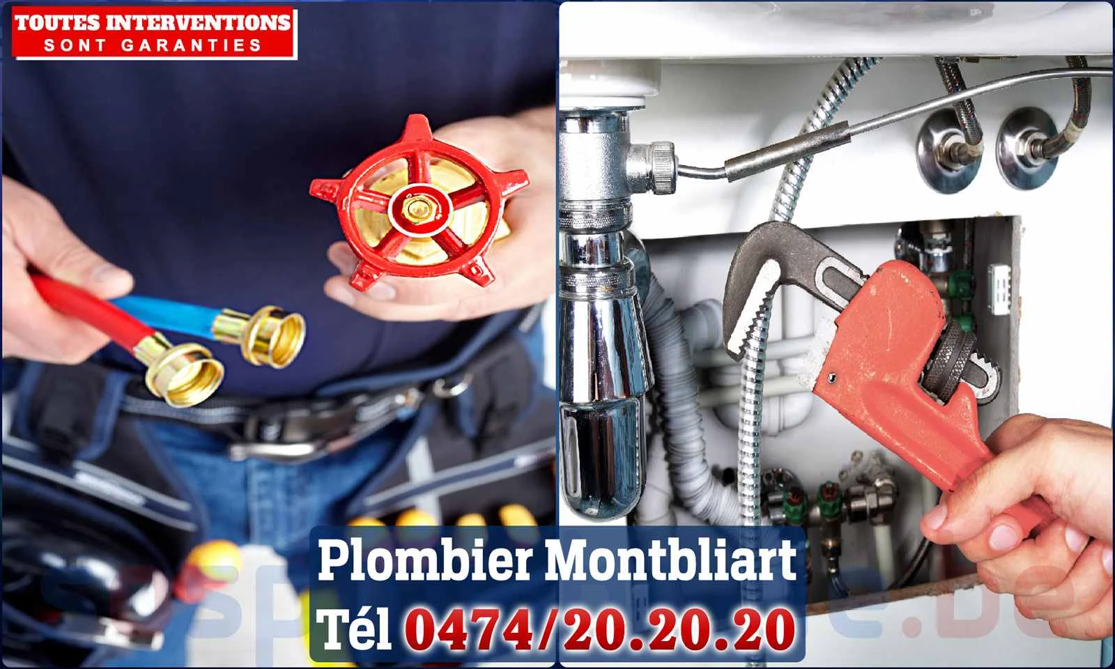 SOS Plomberie - Plombier Montbliart pour installation et
                    réparation