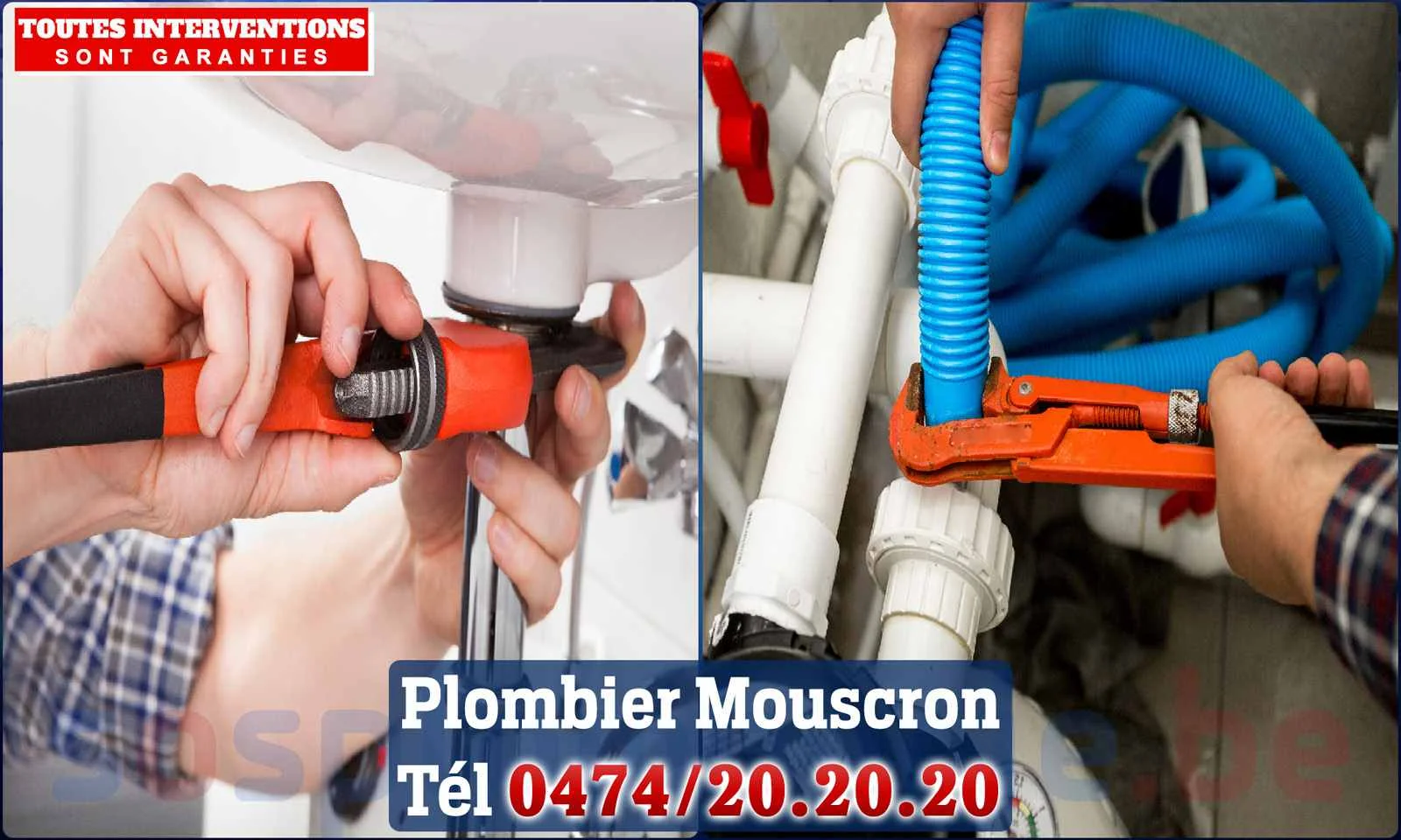 SOS Plomberie - Plombier Mouscron pour installation et réparation