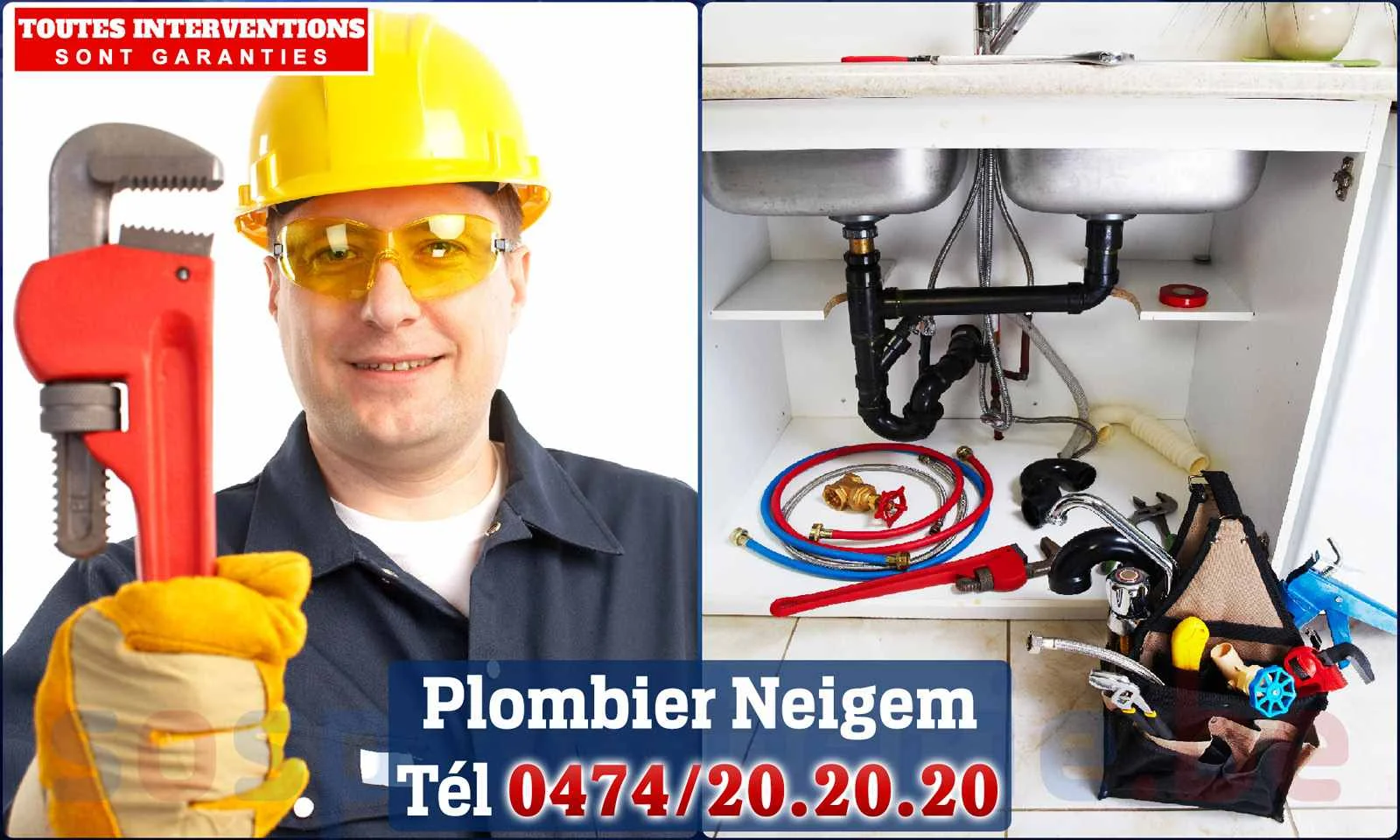 SOS Plomberie - Plombier Neigem pour installation et
réparation