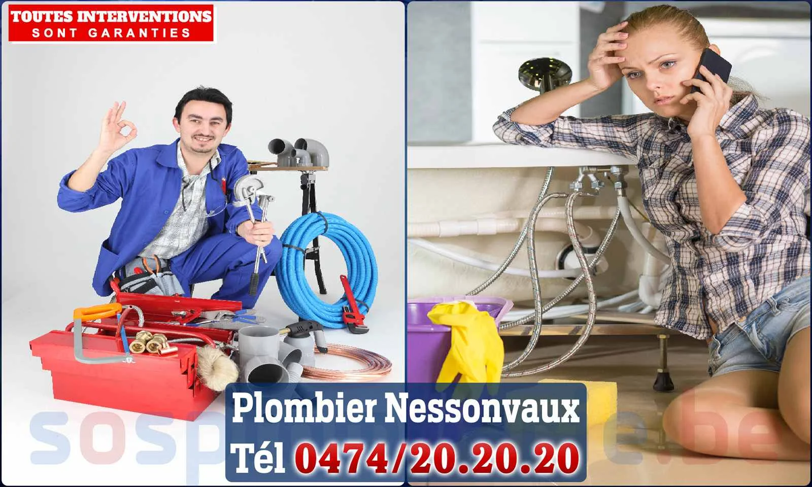 SOS Plomberie - Plombier Nessonvaux pour installation et
                    réparation