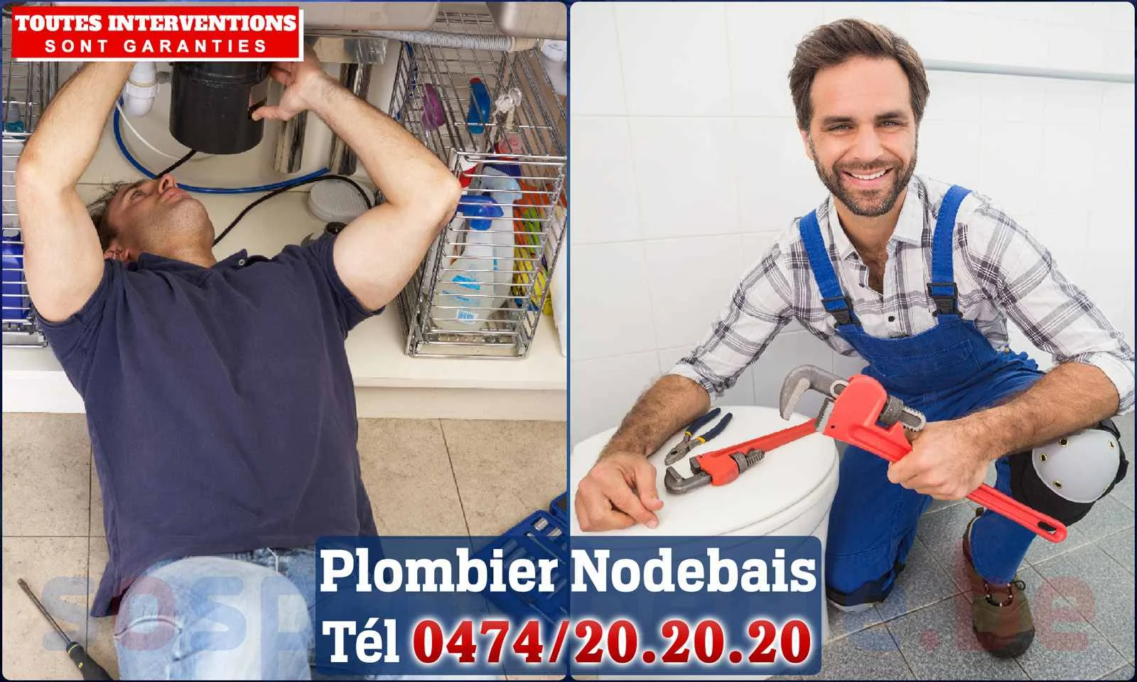 SOS Plomberie - Plombier Nodebais pour installation et
réparation