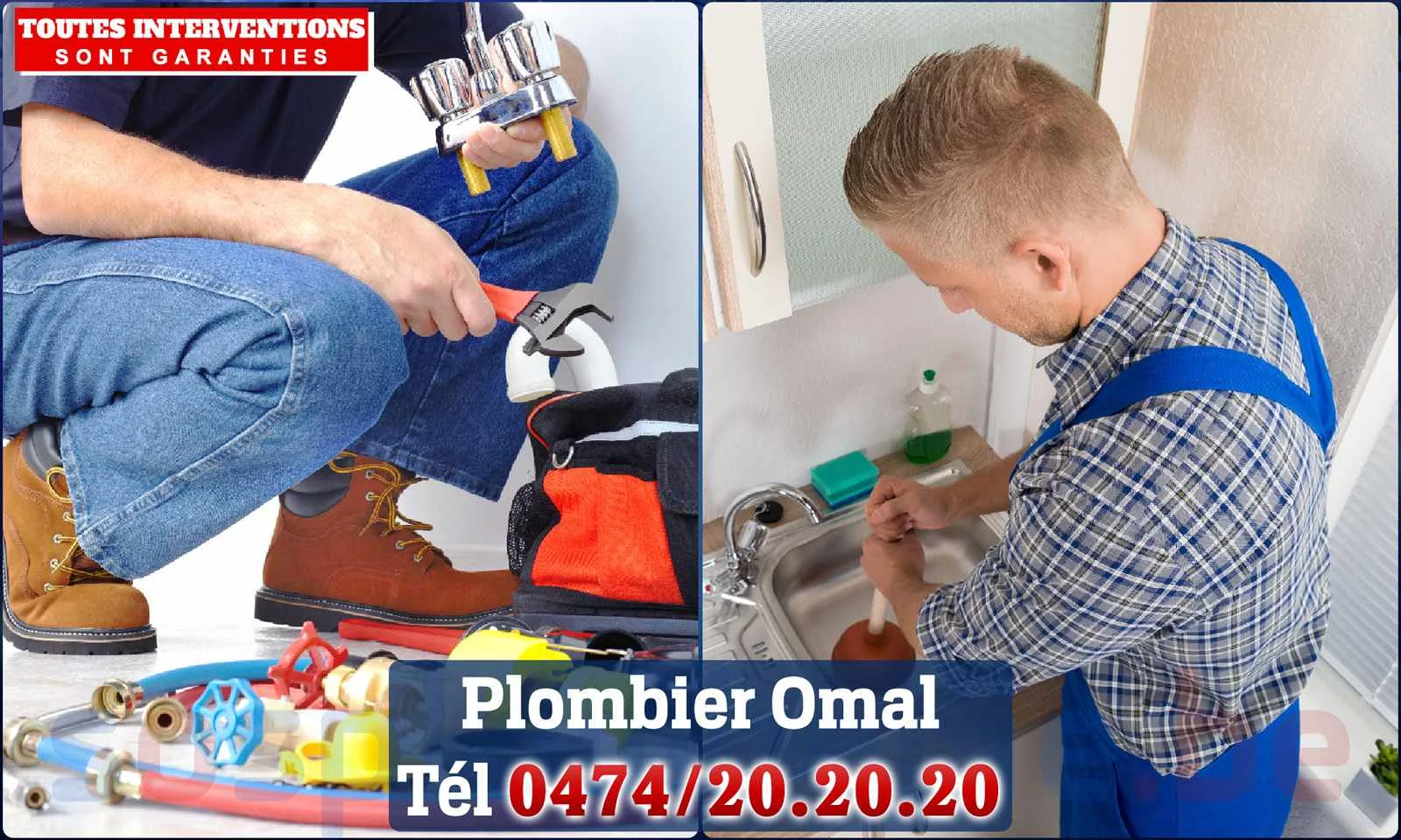 SOS Plomberie - Plombier Omal pour installation et
réparation