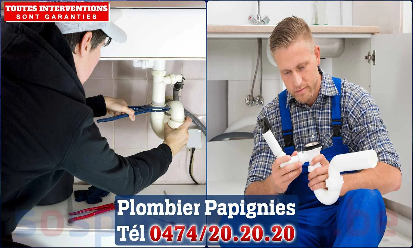 SOS Plomberie - Plombier Papignies pour installation et
réparation