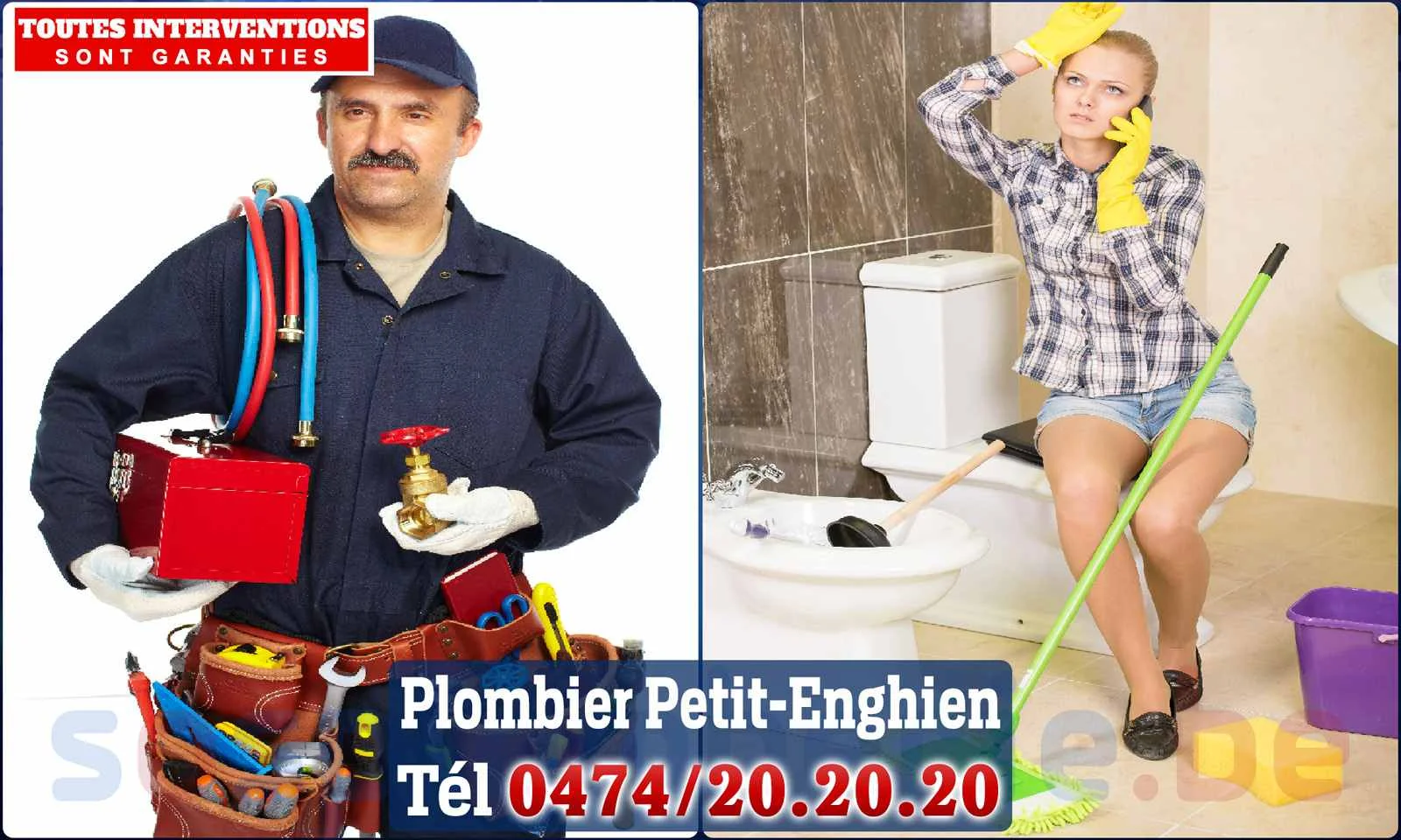 SOS Plomberie - Plombier Petit-Enghien pour installation et
                    réparation