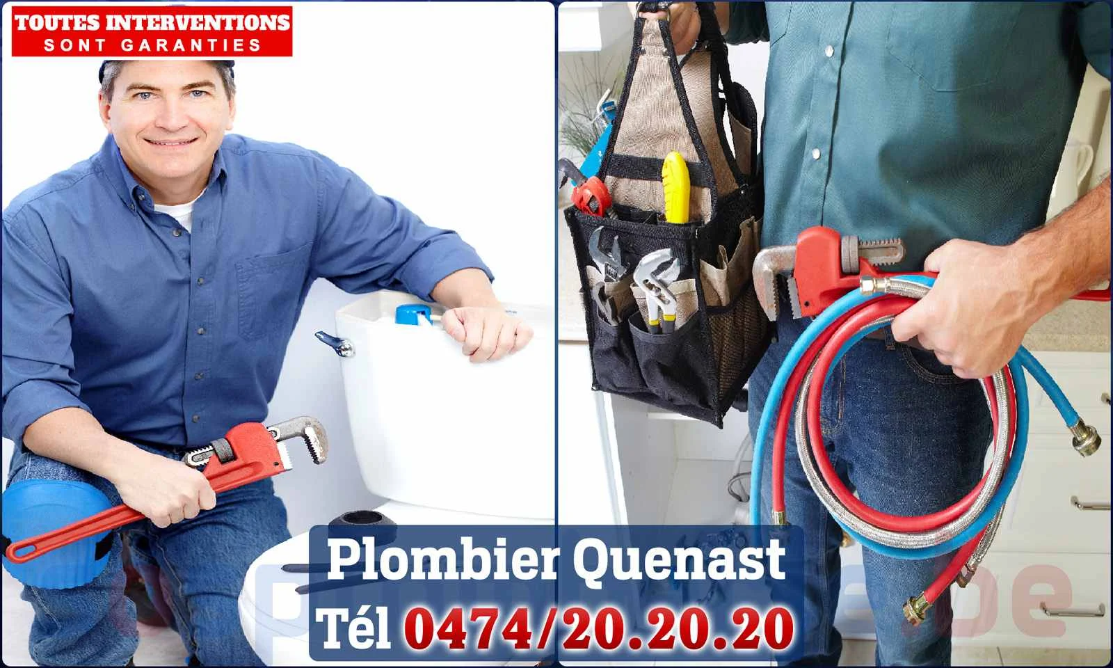 SOS Plomberie - Plombier Quenast pour installation et
réparation