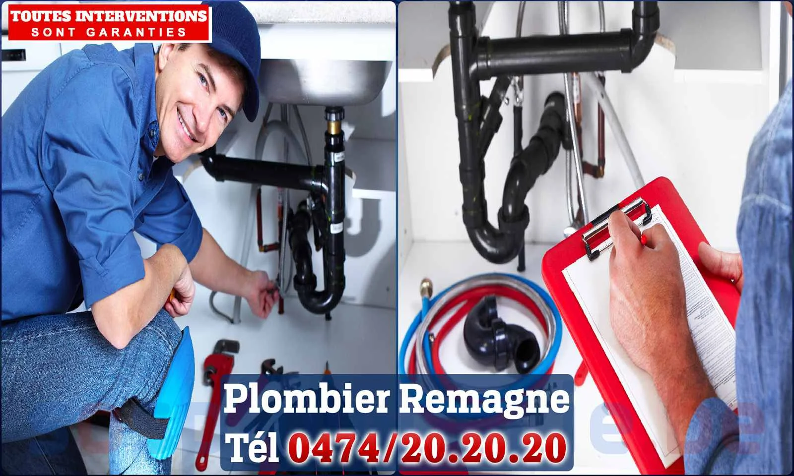 SOS Plomberie - Plombier Remagne pour installation et
réparation