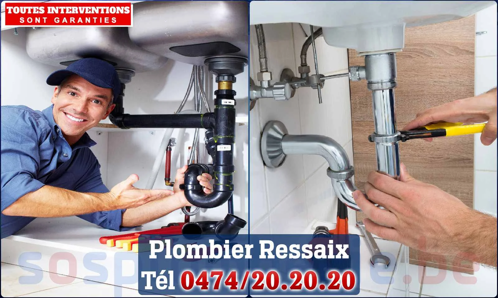 SOS Plomberie - Plombier Ressaix pour installation et
réparation