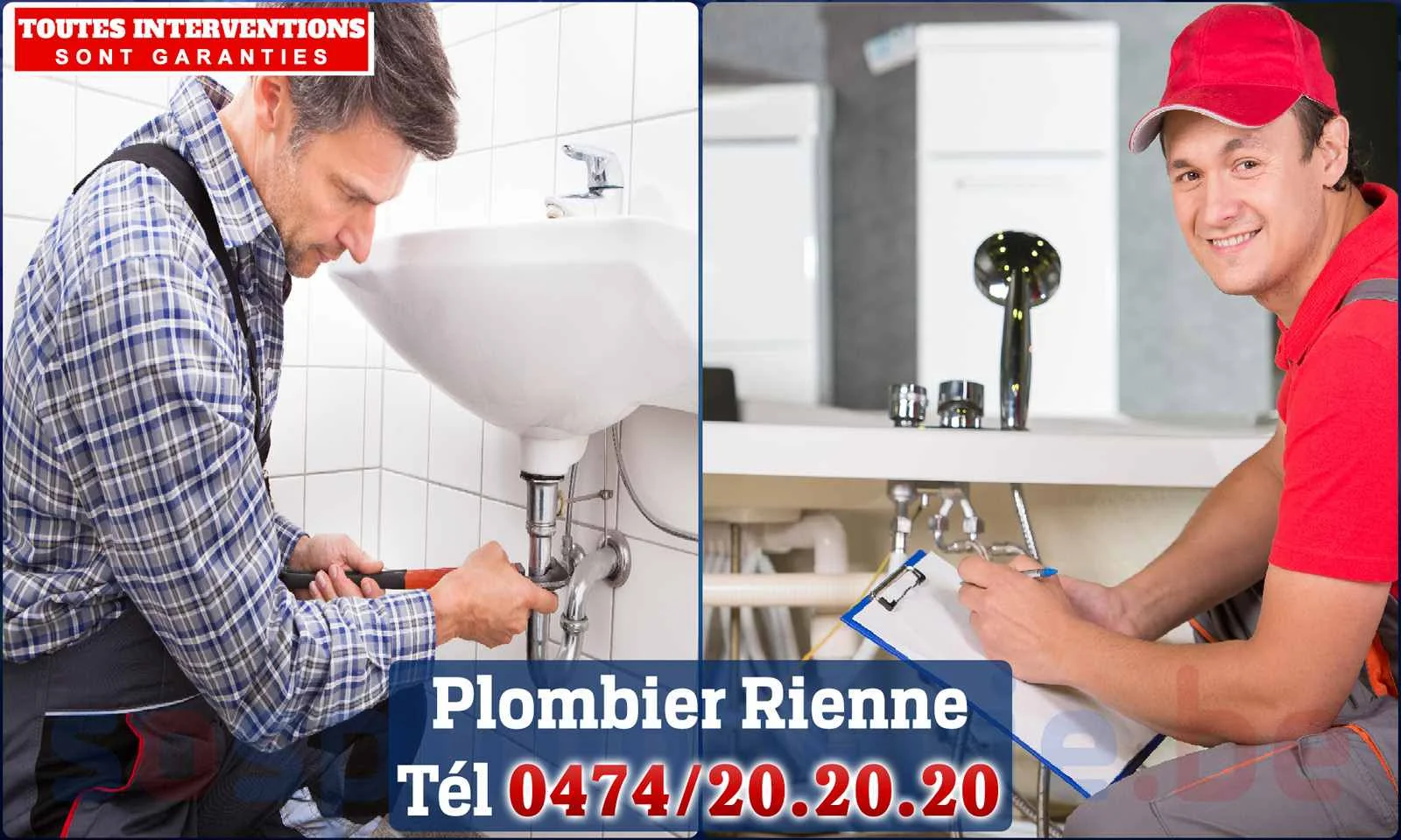 SOS Plomberie - Plombier Rienne pour installation et
réparation
