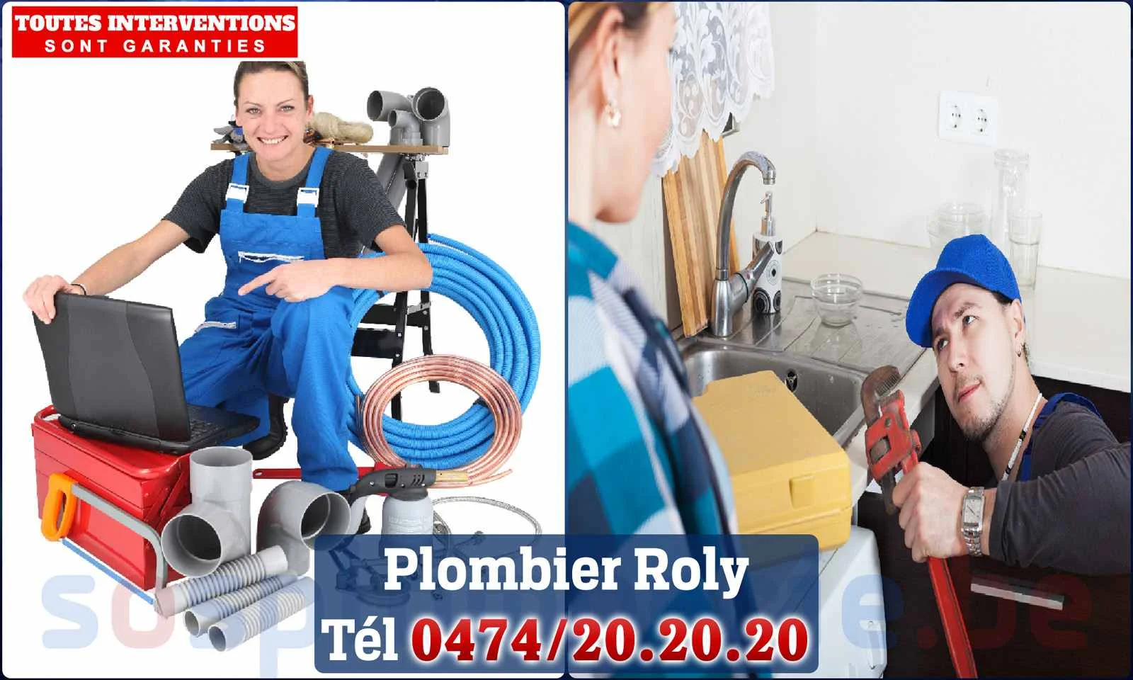 SOS Plomberie - Plombier Roly pour installation et
                    réparation