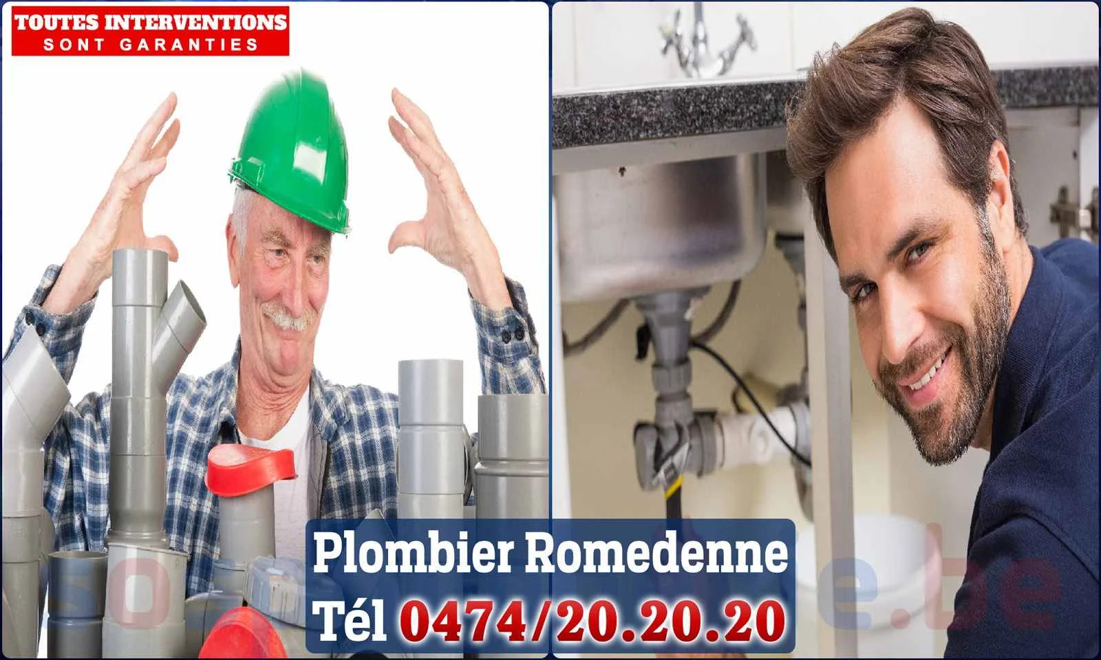 SOS Plomberie - Plombier Romedenne pour installation et
                    réparation