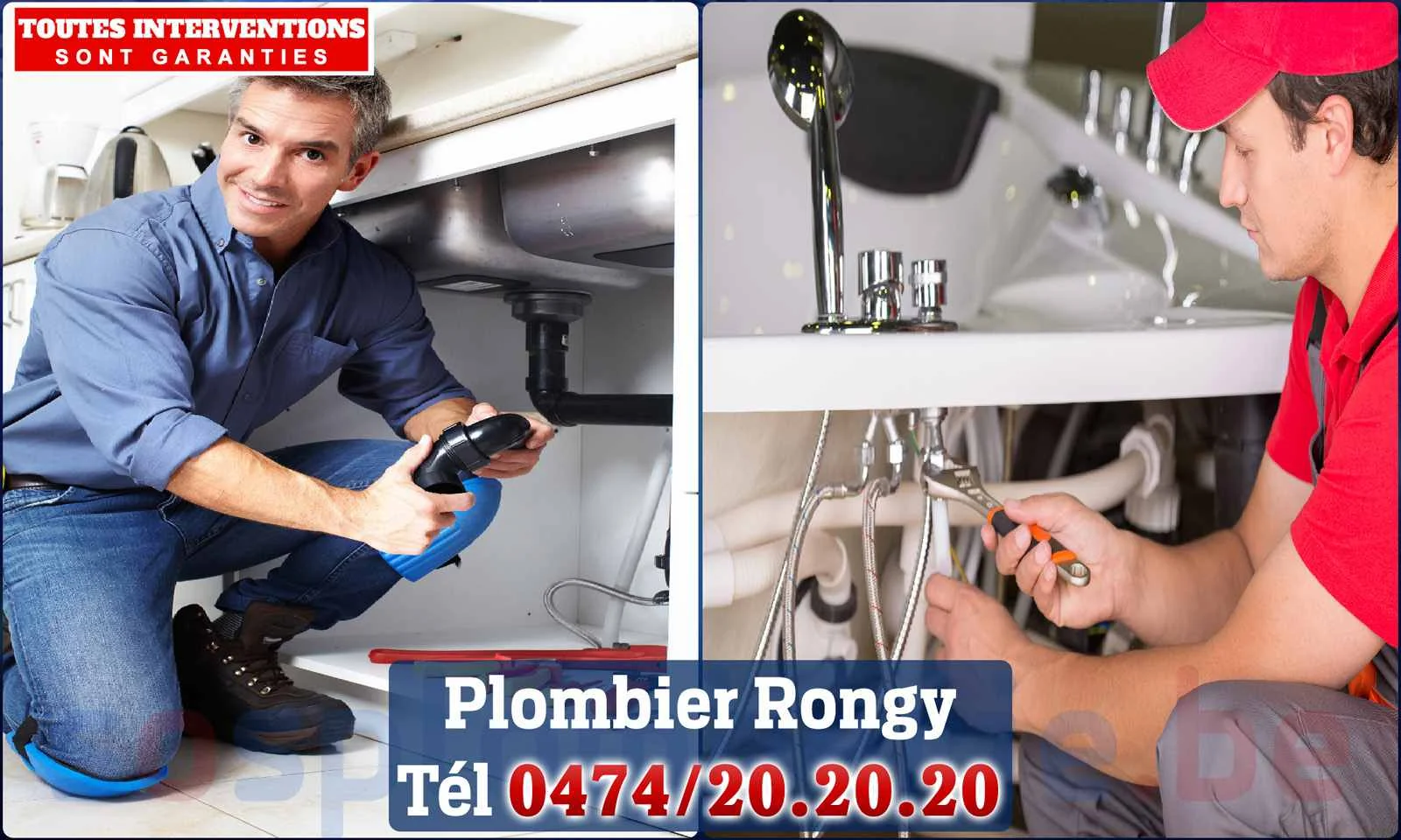 SOS Plomberie - Plombier Rongy pour installation et
                    réparation