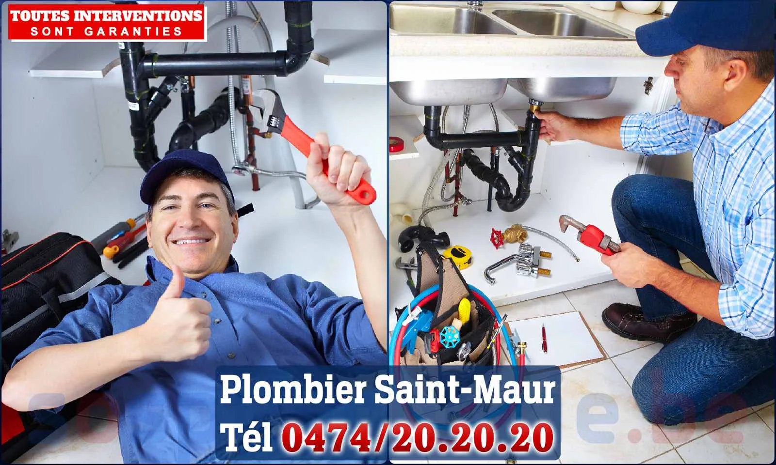 SOS Plomberie - Plombier Saint-Maur pour installation et
réparation