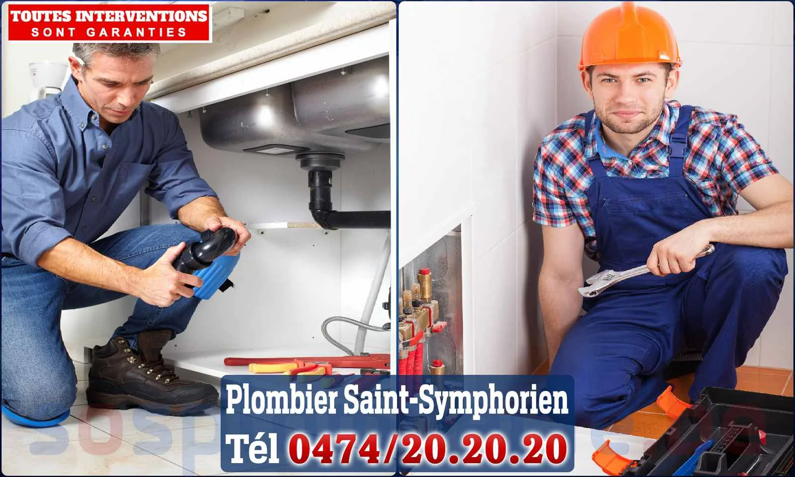 SOS Plomberie - Plombier Saint-Symphorien pour installation et
réparation