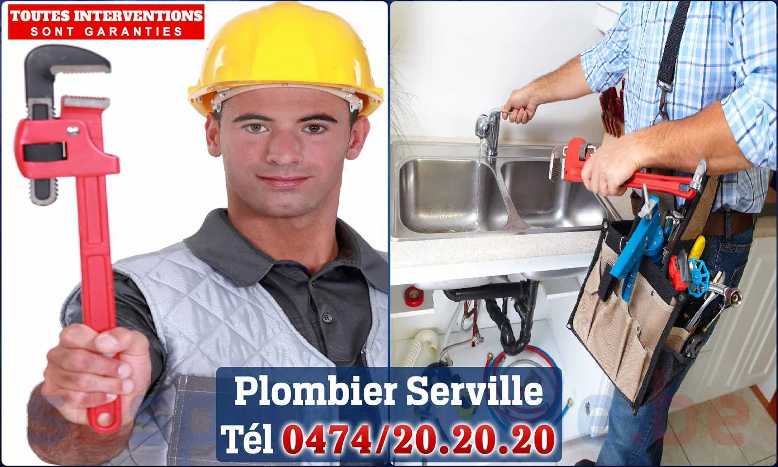 SOS Plomberie - Plombier Serville pour installation et
réparation