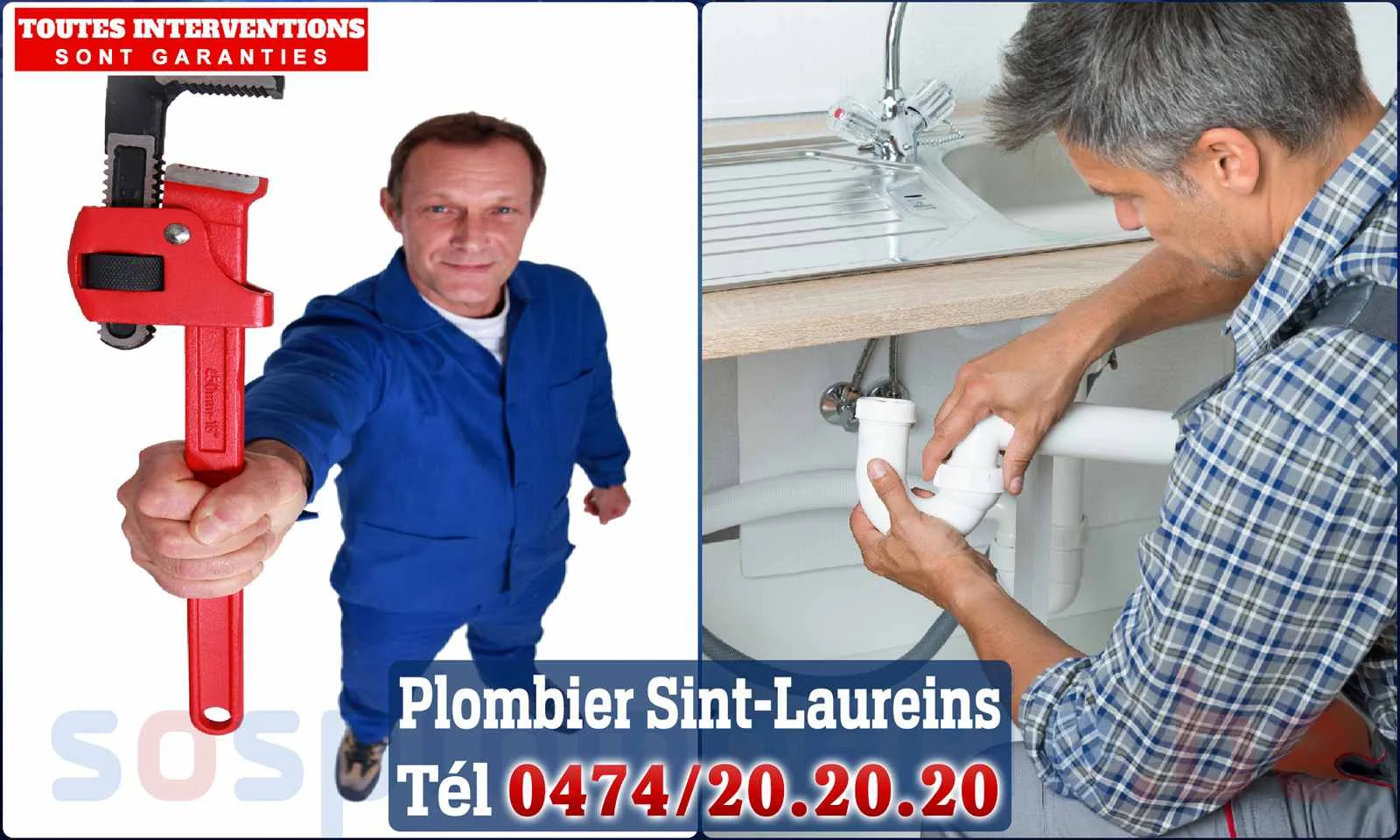 SOS Plomberie - Plombier Sint-Laureins pour installation et réparation