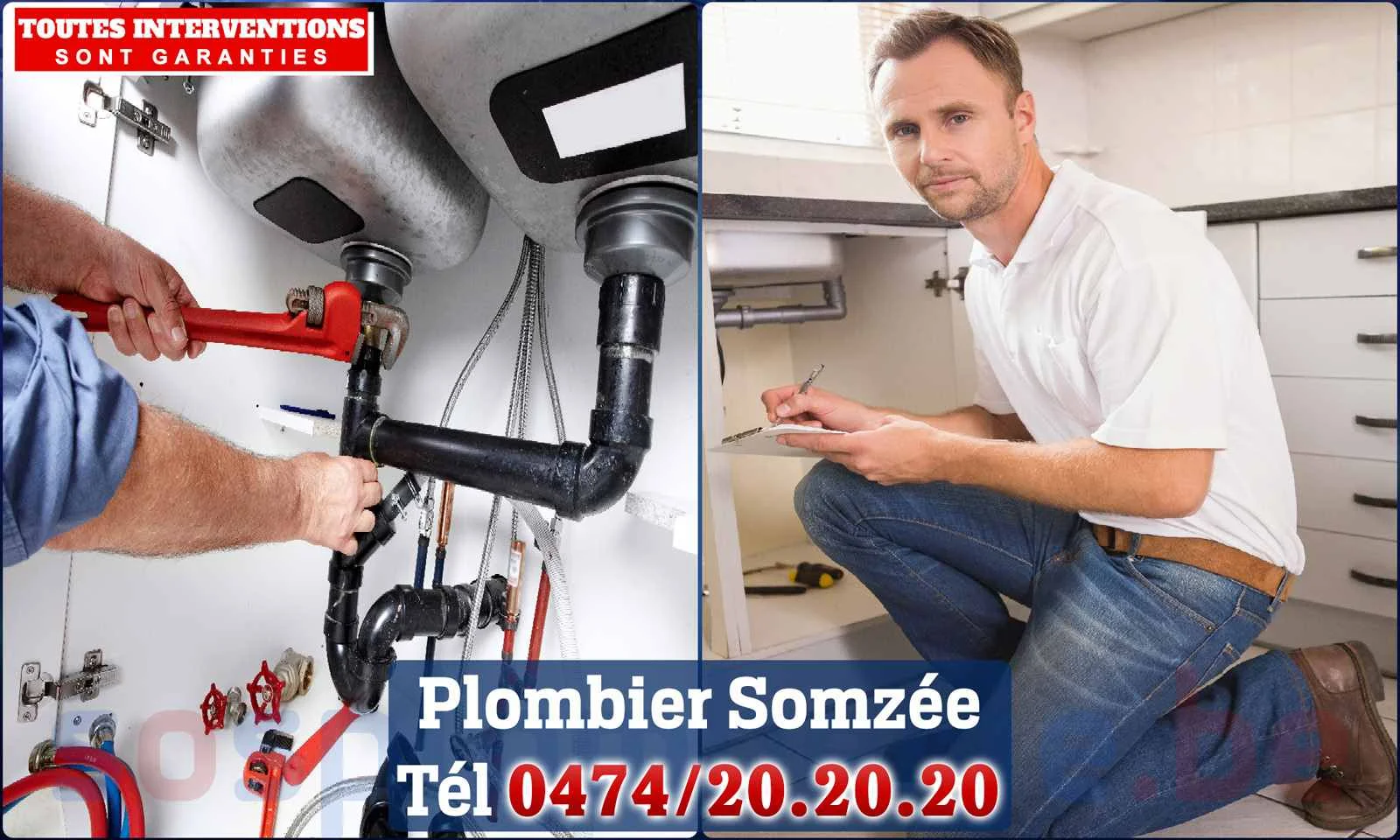 SOS Plomberie - Plombier Somzée pour installation et
réparation