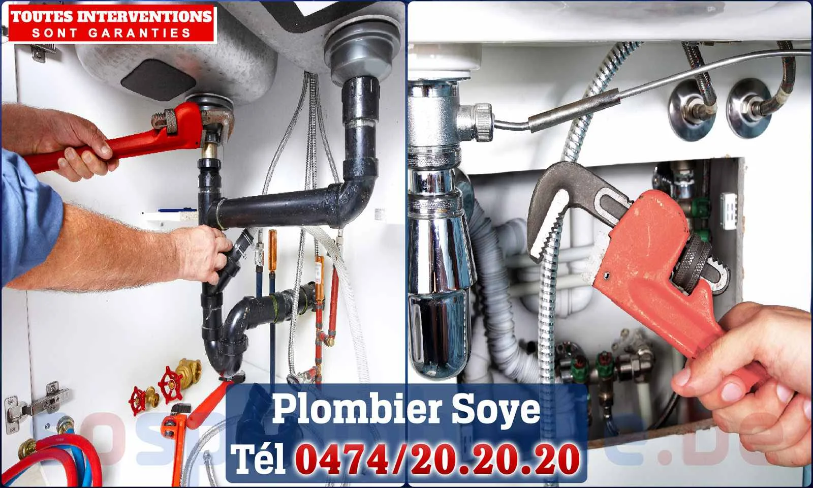 SOS Plomberie - Plombier Soye pour installation et
réparation