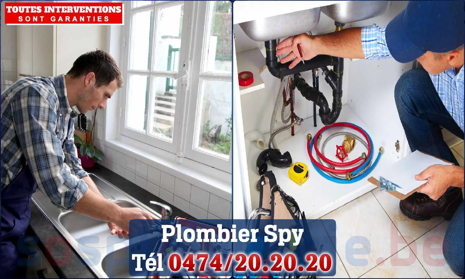 SOS Plomberie - Plombier Spy pour installation et
réparation