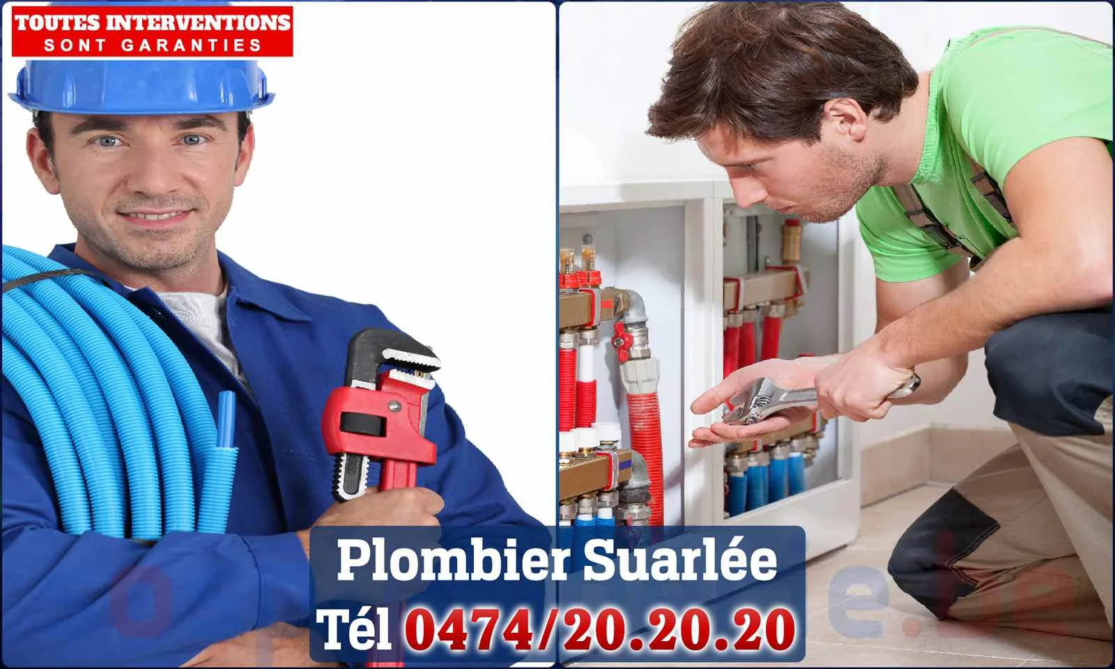 SOS Plomberie - Plombier Suarlée pour installation et
réparation