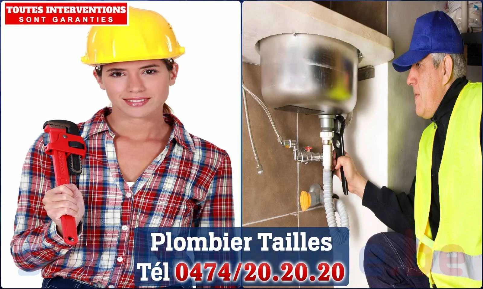 SOS Plomberie - Plombier Tailles pour installation et
réparation