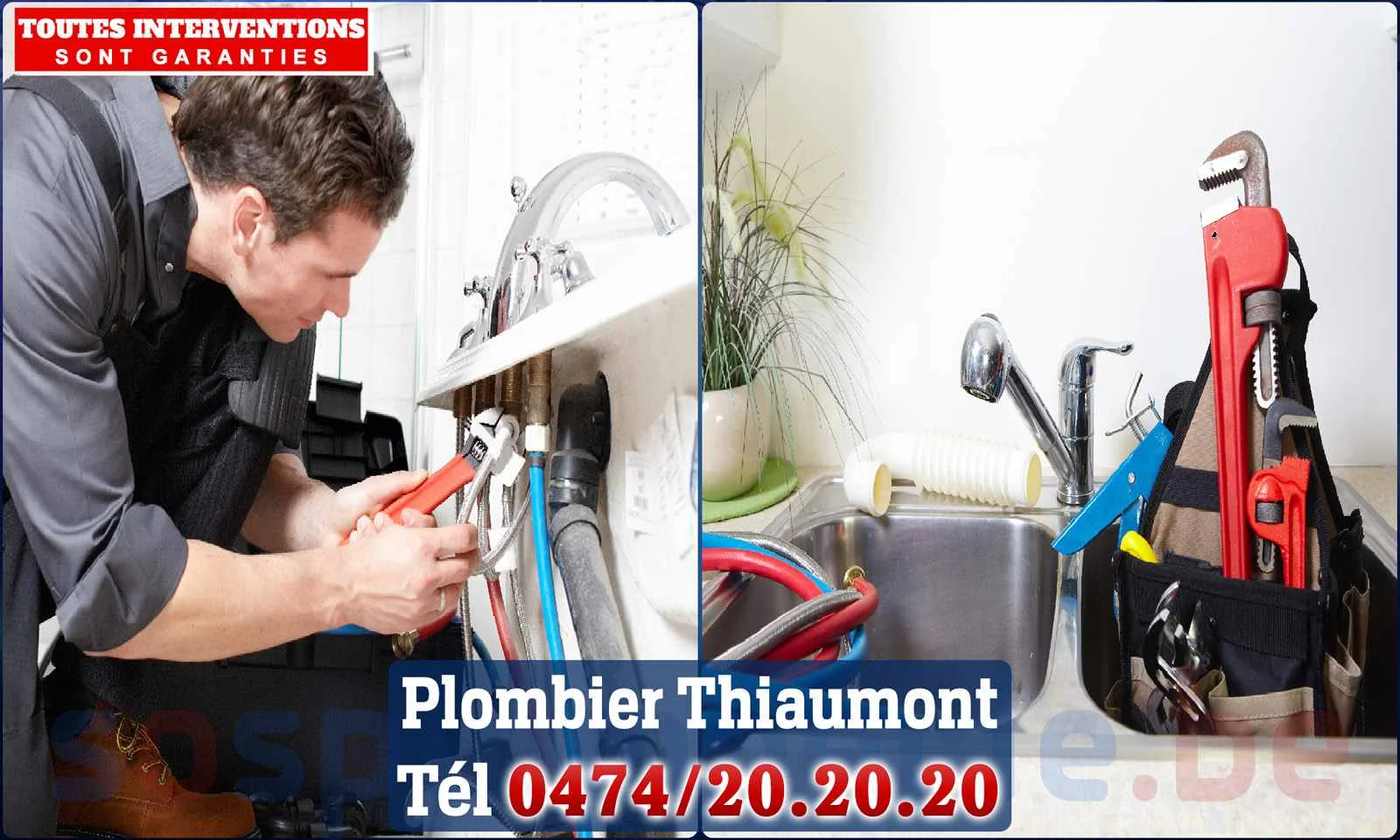 SOS Plomberie - Plombier Thiaumont pour installation et
réparation