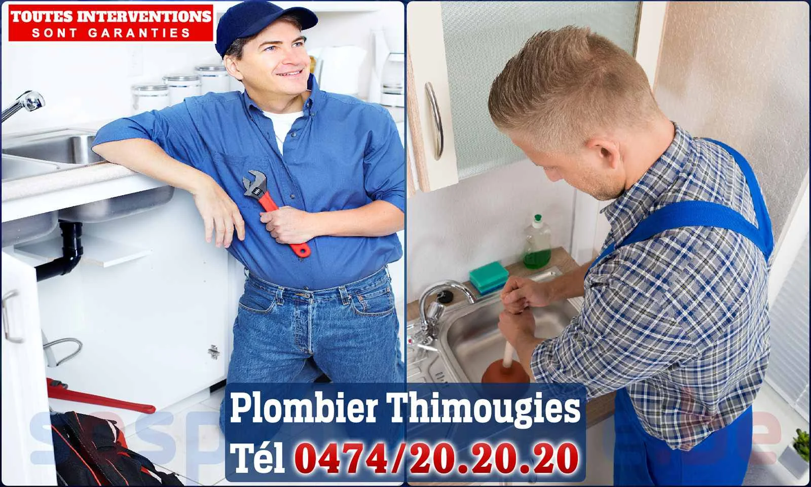 SOS Plomberie - Plombier Thimougies pour installation et
                    réparation