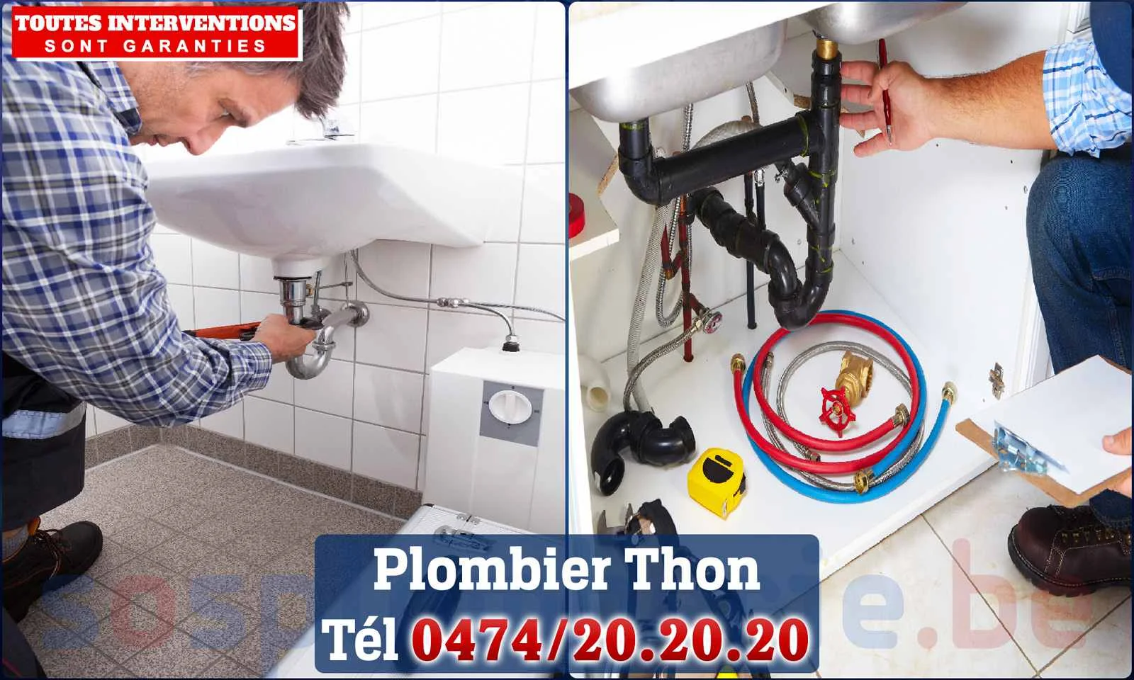 SOS Plomberie - Plombier Thon pour installation et
réparation