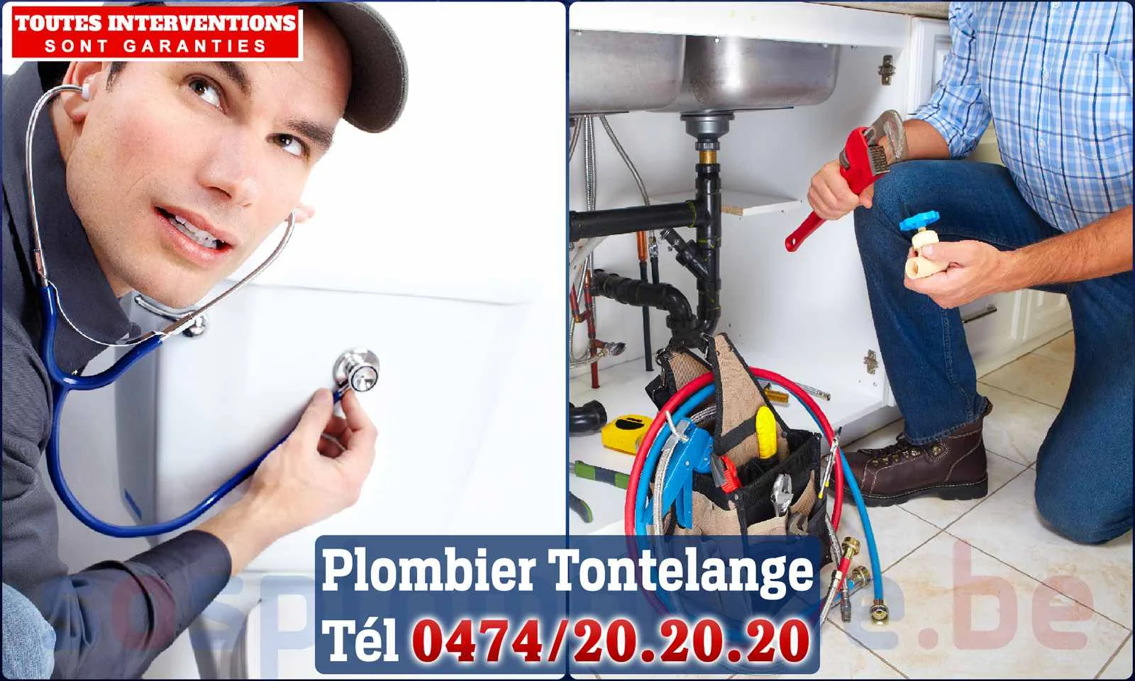 SOS Plomberie - Plombier Tontelange pour installation et
réparation
