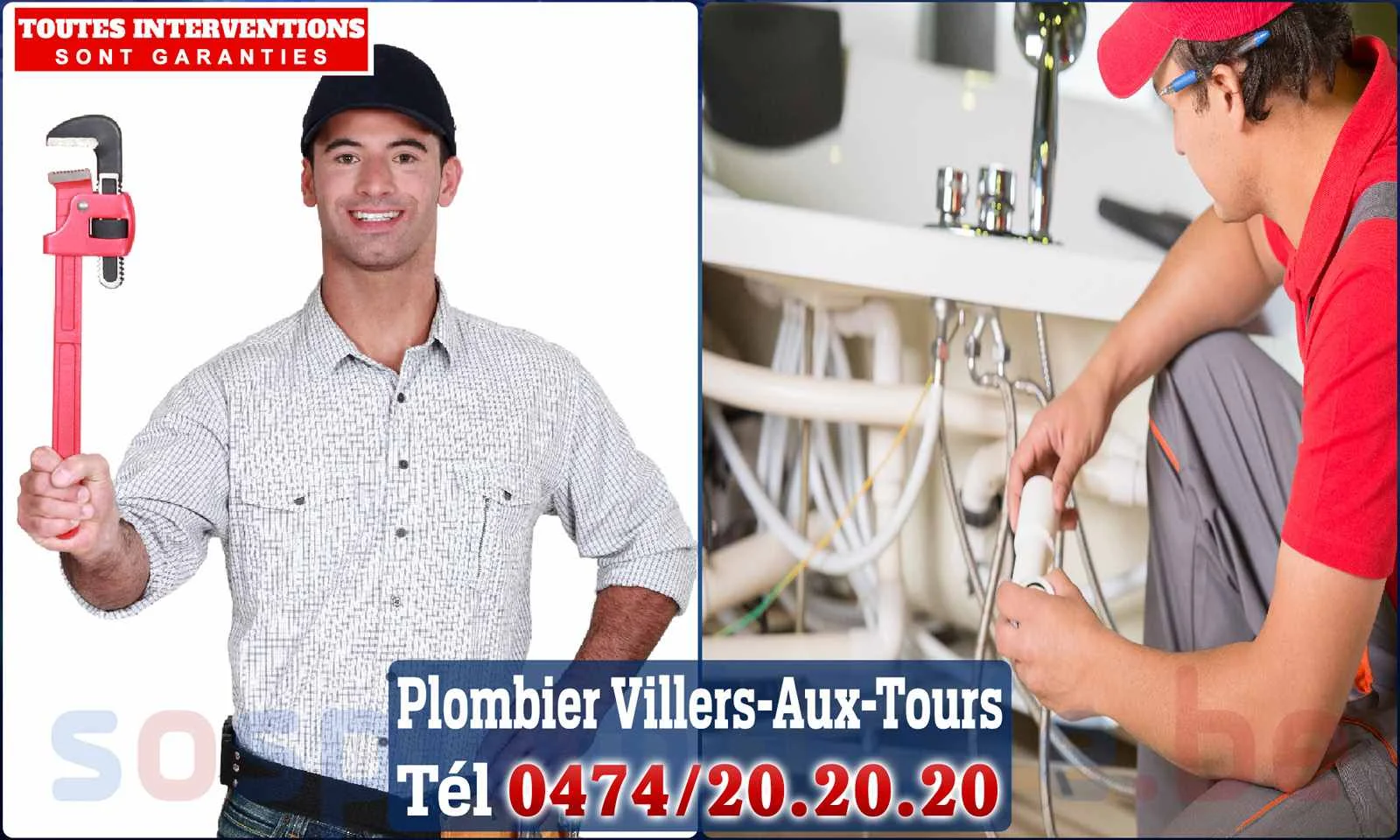SOS Plomberie - Plombier Villers-aux-Tours pour installation et
réparation