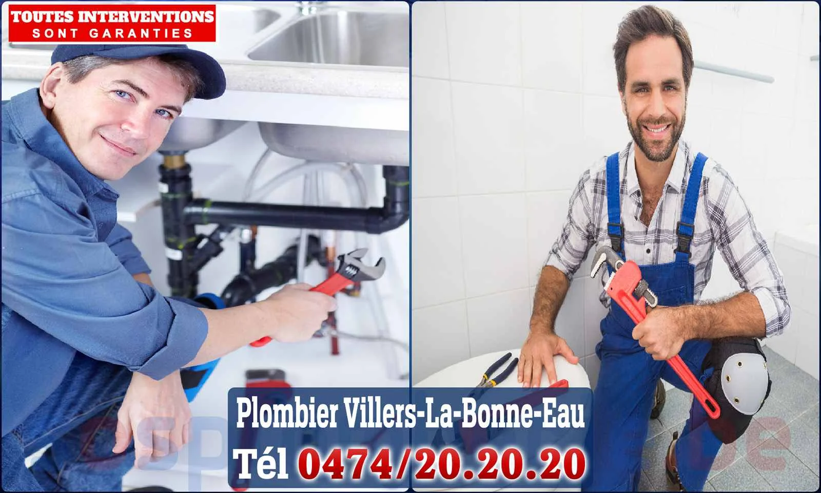 SOS Plomberie - Plombier Villers-la-Bonne-Eau pour installation et
réparation