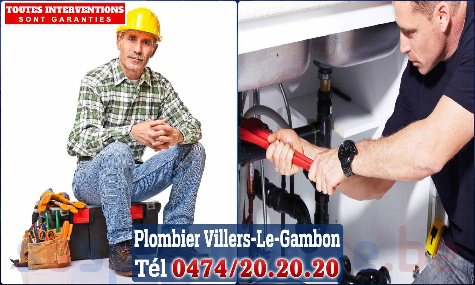 SOS Plomberie - Plombier Villers-le-Gambon pour installation et
réparation