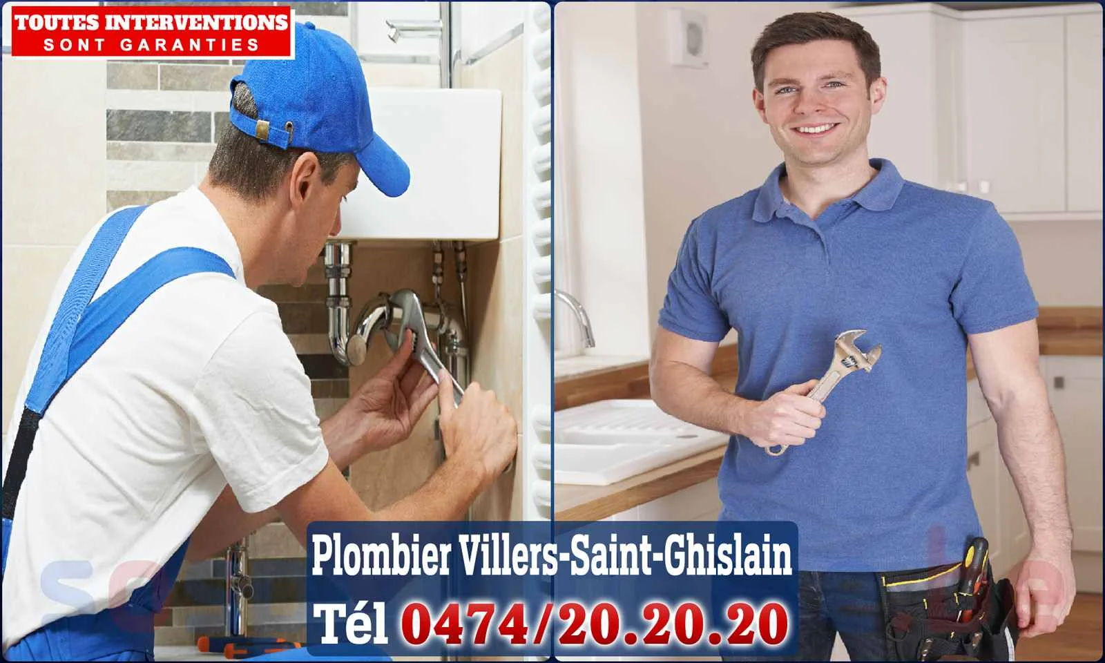 SOS Plomberie - Plombier Villers-Saint-Ghislain pour installation et
réparation