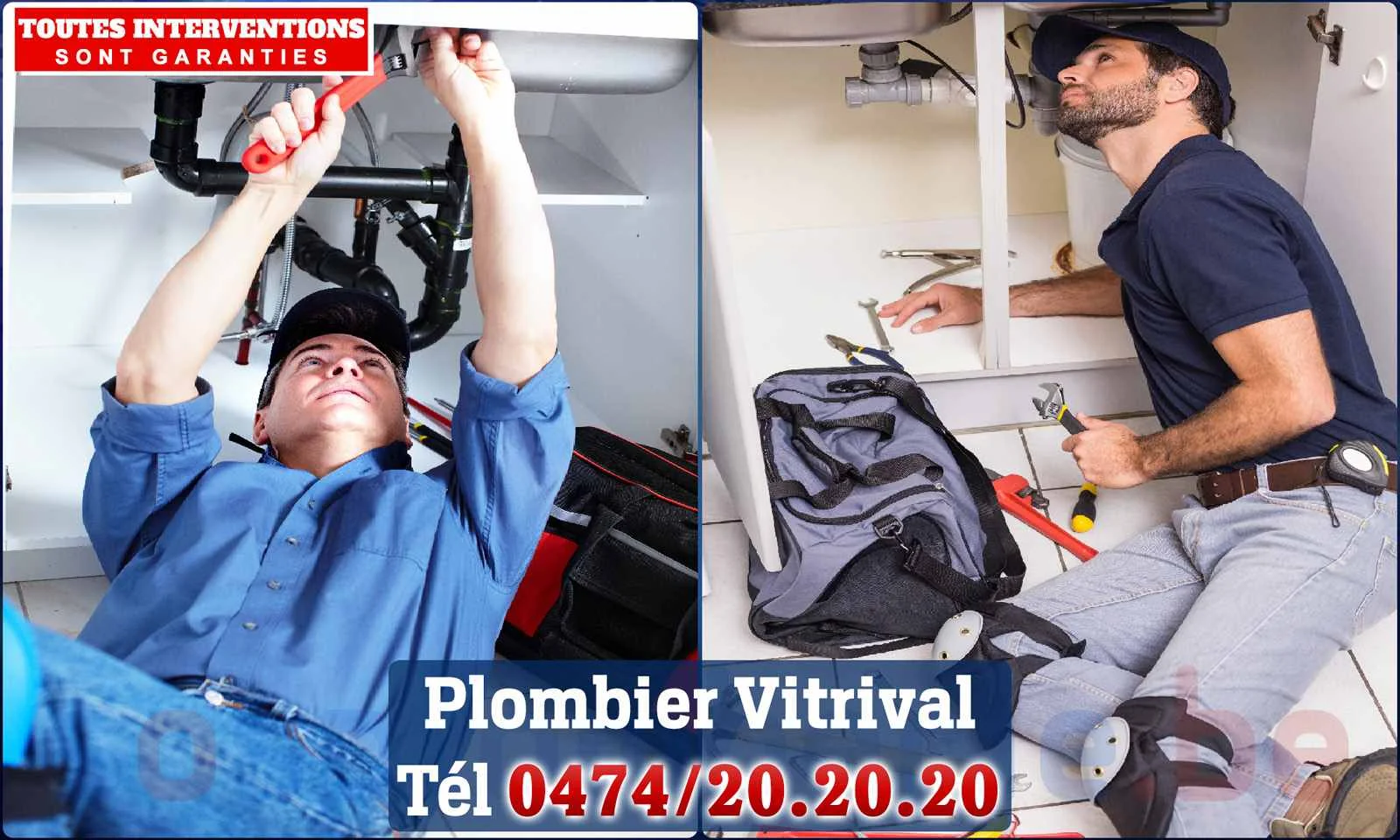 SOS Plomberie - Plombier Vitrival pour installation et
                    réparation