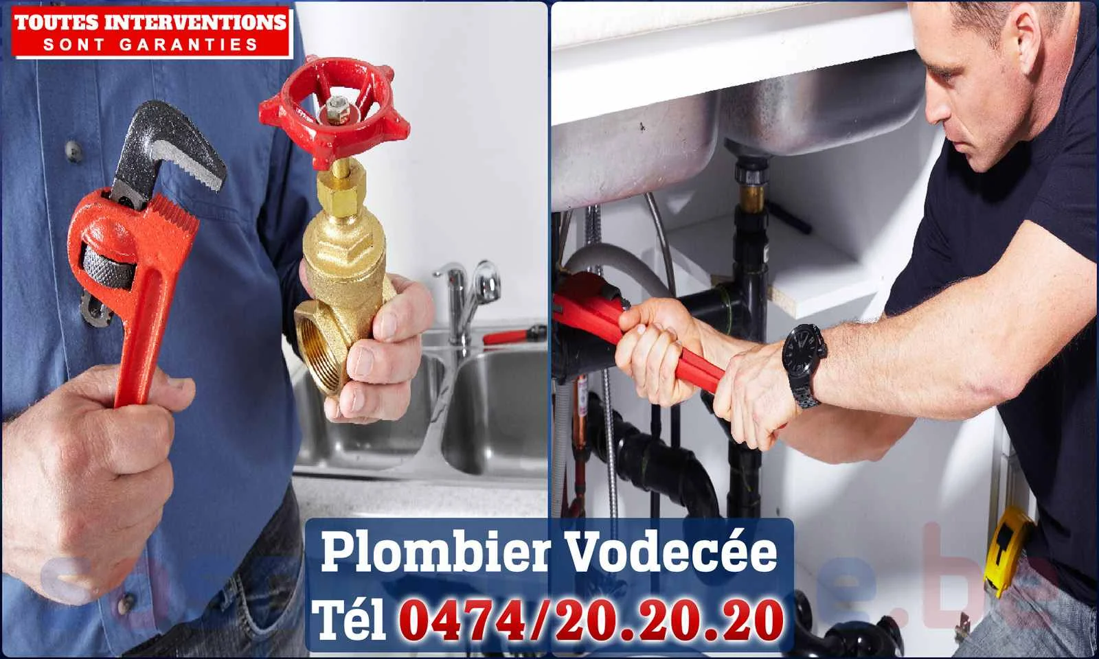 SOS Plomberie - Plombier Vodecée pour installation et
réparation