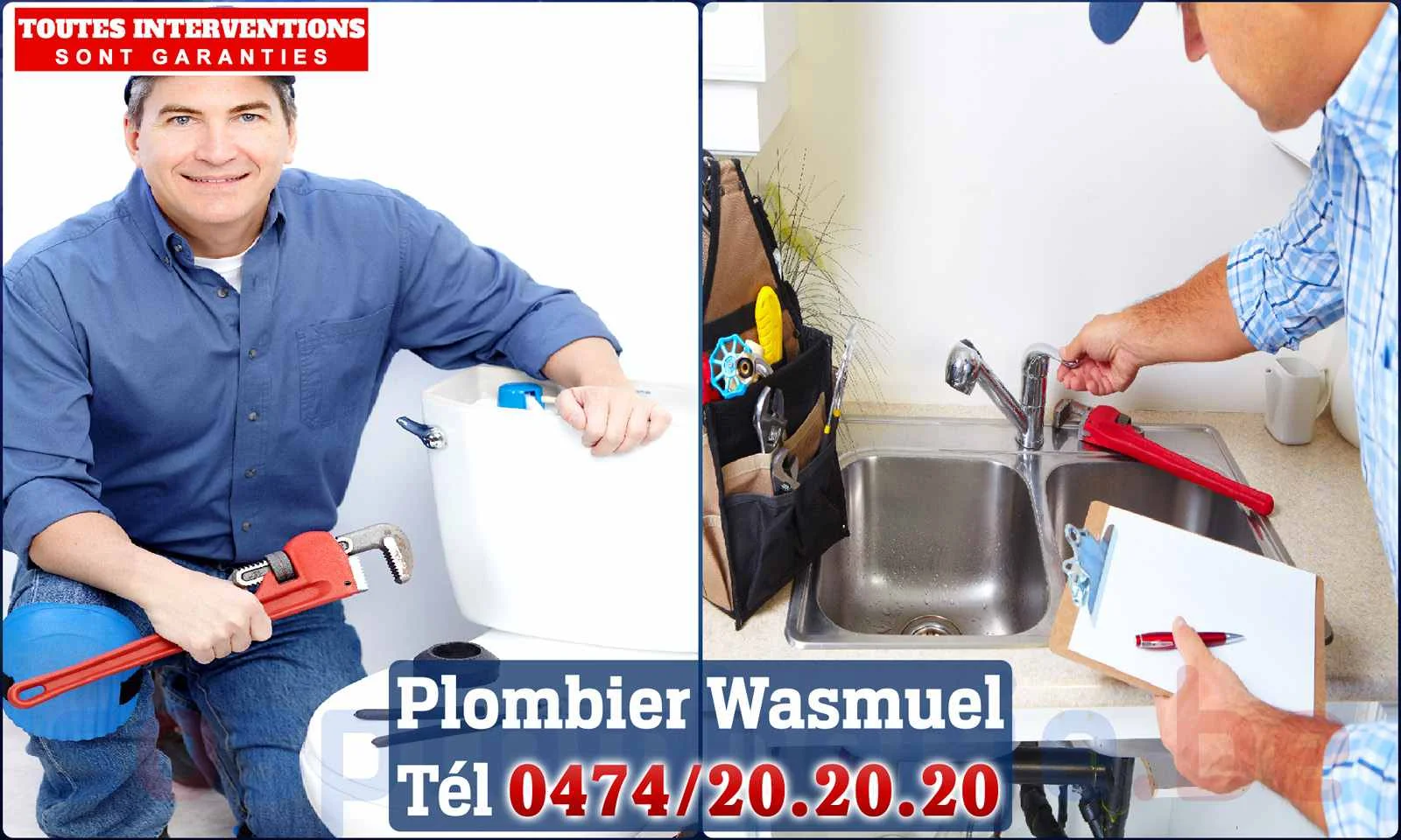SOS Plomberie - Plombier Wasmuel pour installation et
réparation