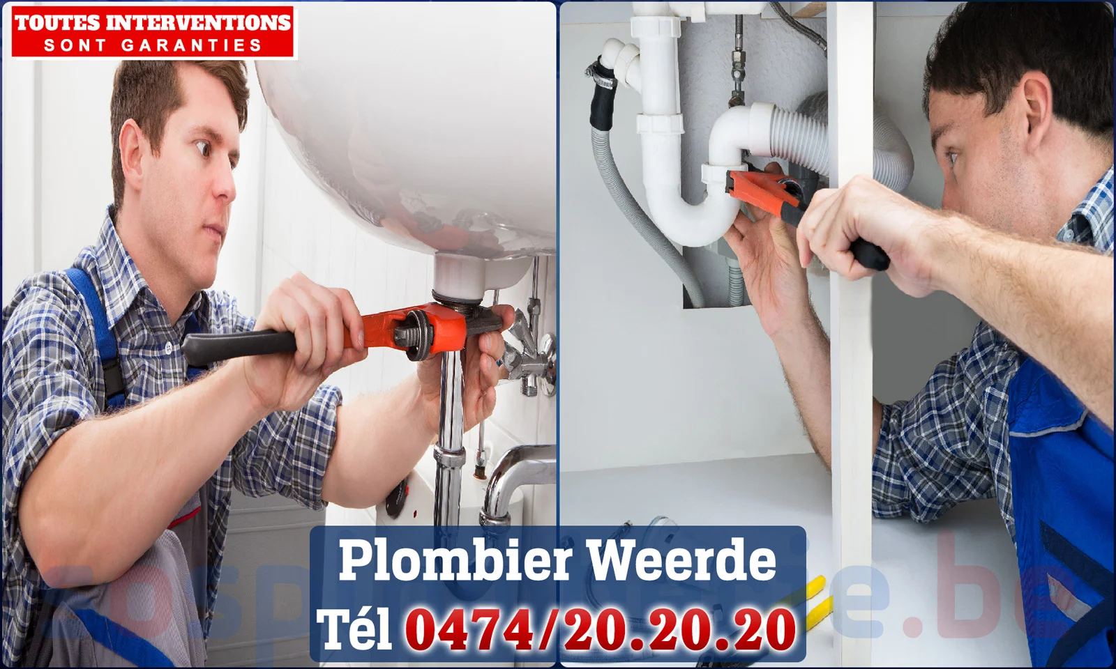 SOS Plomberie - Plombier Weerde pour installation et
réparation