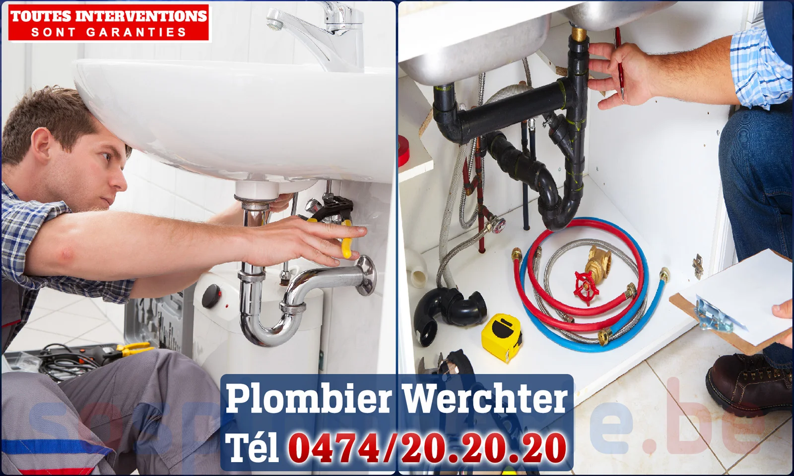 SOS Plomberie - Plombier Werchter pour installation et
réparation