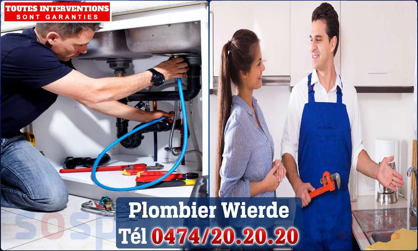 SOS Plomberie - Plombier Wierde pour installation et
                    réparation