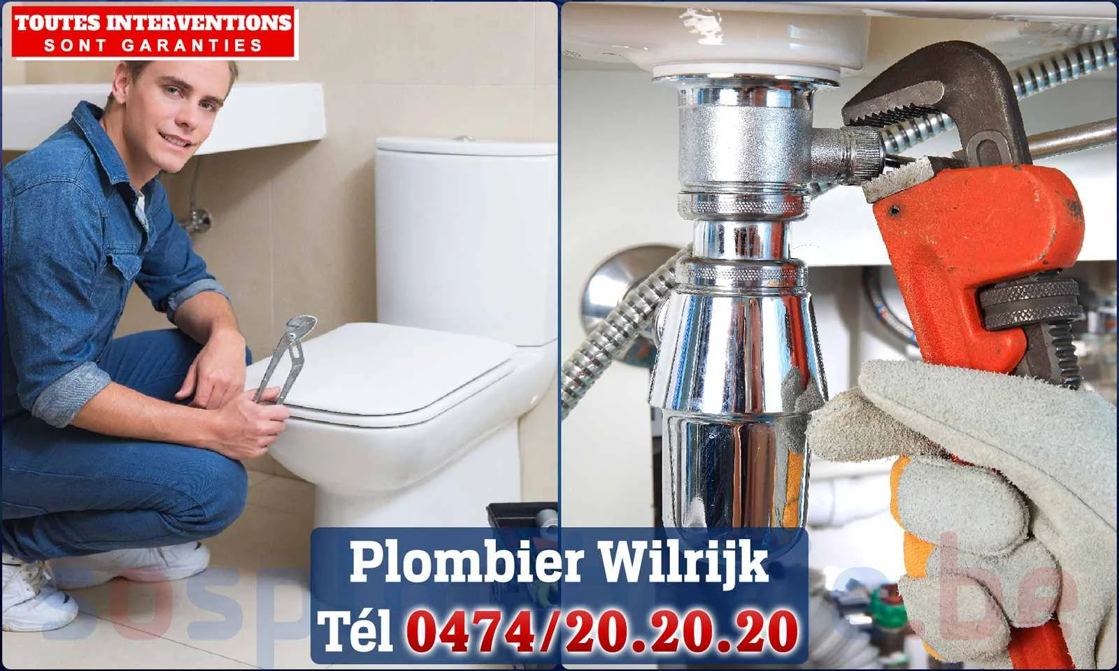 SOS Plomberie - Plombier Wilrijk pour installation et
réparation
