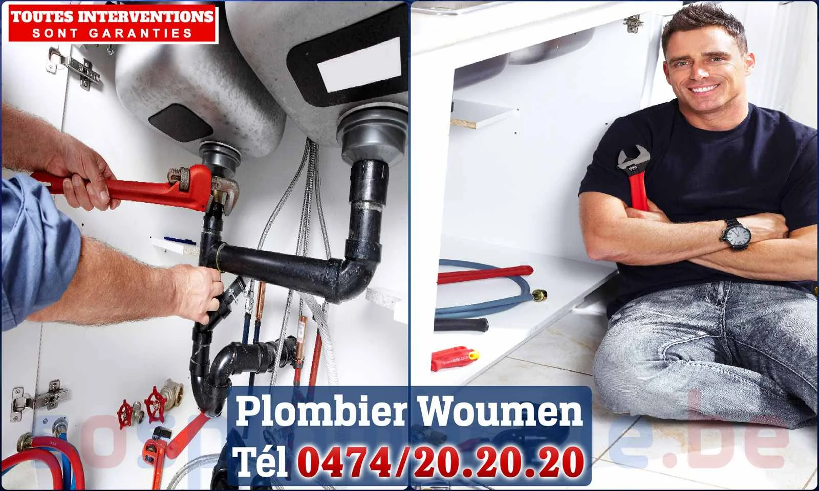 SOS Plomberie - Plombier Woumen pour installation et
                    réparation